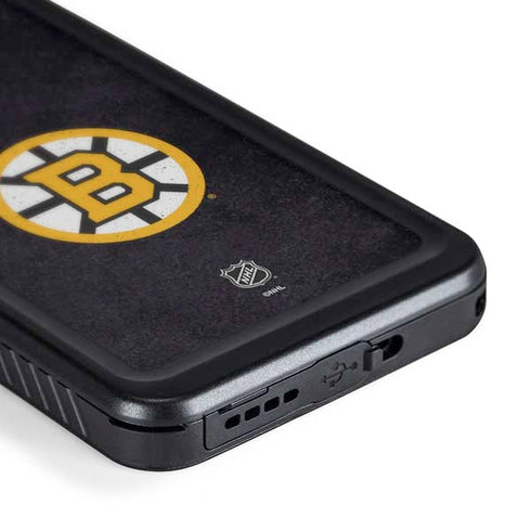 NHL Boston Bruins Distressed Galaxy S24 Waterproof Case